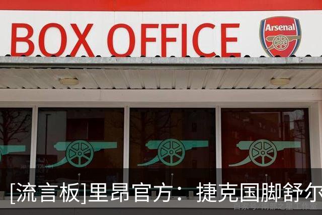 [流言板]里昂官方：捷克国脚舒尔茨右膝半月板受伤，预计缺阵4个月